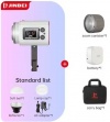 Профессиональный источник постоянного света JINBEI EF-60 RGB LED Light (2000-10000К, при 5500К: 30000 Lux (0.5м) с рефлектором Ra>95, TLCI>97) Grey Рефлектор в комплекте + Zoom Canister + Батарея + Сумка для транспортировки