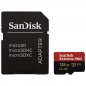 Карта памяти SDXC SanDisk Extreme Pro microSDXC™ 128GB UHS-I C10, U3, A2, V30, 4K + SD Adapter (SDSQXCY-128G-GN6MA)  R170/W90