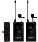 Комплект ультракомпактных беспроводных микрофонов петличек CKMOVA UM100 Kit6 (приемник RXDI+2 передатчика TX) разъем Lightning (для Apple iPhone и iPad)