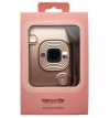 Подарочный набор Fujifilm Instax mini LiPlay Blush Gold Bundle Hard (моментальный фотоаппарат + чехол + шнурок) - печатает фотокарточку со звуком, звук сохраняется на QR-коде и воспроизводится с помощью любого смартфона