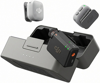 Комплект беспроводных микрофонов петличек DJI Mic Mini 2 (2 TX + 1 RX + Charging Case)