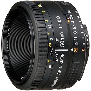 Объектив Nikon AF 50mm f/1.8D Nikkor