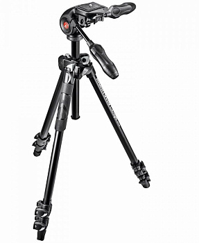 Штатив Manfrotto 290 Light (MK290LTA3-3W) + Головка 293D3 (черный)