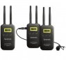 Комплект беспроводных микрофонов петличек Saramonic VmicLink5 (приемник RX + 2 передатчика TX) 