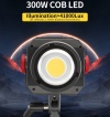 Профессиональный источник постоянного света JINBEI EF-300 LED High Power Professional Video Lamp (5500 К, 41000 Lux (1м) с рефлектором, RA> 97, TLCI> 98) Рефлектор в комплекте