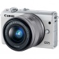 Цифровой фотоаппарат Canon EOS M100 kit (EF-M 15-45mm f/3.5-6.3 IS STM) White