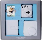 Подарочный набор Fujifilm Instax mini 12 Clay White (фотоаппарат + кожаный чехол + пленка + фотоальбом + батарейки)