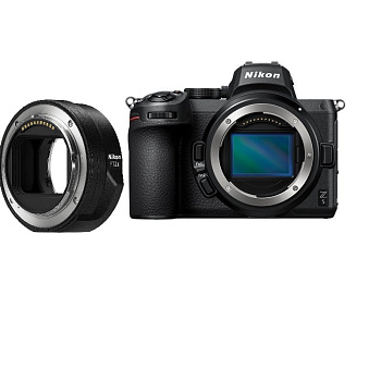 Цифровой фотоаппарат Nikon Z5 Body + FTZ II Adapter (Multi-language, Russian)