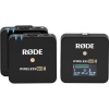Комплект беспроводных микрофонов петличек RODE Wireless GO II 2-Person Compact Digital (1 приемник + 2 передатчика) для ПК, смартфонов и DLSR камер