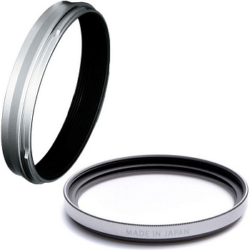 Fujifilm Weather Resistant Kit for X100V Silver (переходное кольцо AR-X100 + защитный фильтр PRF-49)