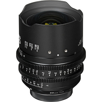 Объектив Sigma Cine 20mm T1.5 FF High-Speed ​​Prime (Canon EF, Метры)