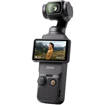 Экшн-камера DJI Osmo Pocket 3 (невероятно компактная карманная камера с 4K видео + 3-x осевая стабилизация)