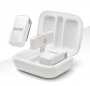 Комплект беспроводных микрофонов петличек RODE Wireless Micro 2-Person (1 приемник + 2 передатчика + зарядный кейс) с разъемом USB-C для Android смартфонов и планшетов (Белый)