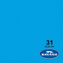 Фон бумажный Savage Blue Jay (сине голубой) 2,72х11 м