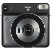 Моментальный фотоаппарат Fujifilm Instax SQUARE SQ6 Graphite Gray + кожаный ремешок для камеры + две литиевые батареи (CR2)