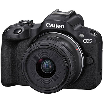 Цифровой фотоаппарат Canon EOS R50 kit (RF-S 18–45mm f/4.5–6.3 IS STM) Black