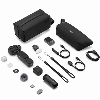 Экшн-камера DJI Osmo Pocket 4P Vlog Combo Black