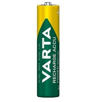 Аккумулятор AAA 800 mAh Varta Rechargeable Accu, HR03, NiMH, 1.2V