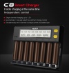 Интеллектуальное зарядное устройство для Ni-Mh, Ni-Cd, Li-Ion, LiFePO4 Miboxer C8 Smart Charger