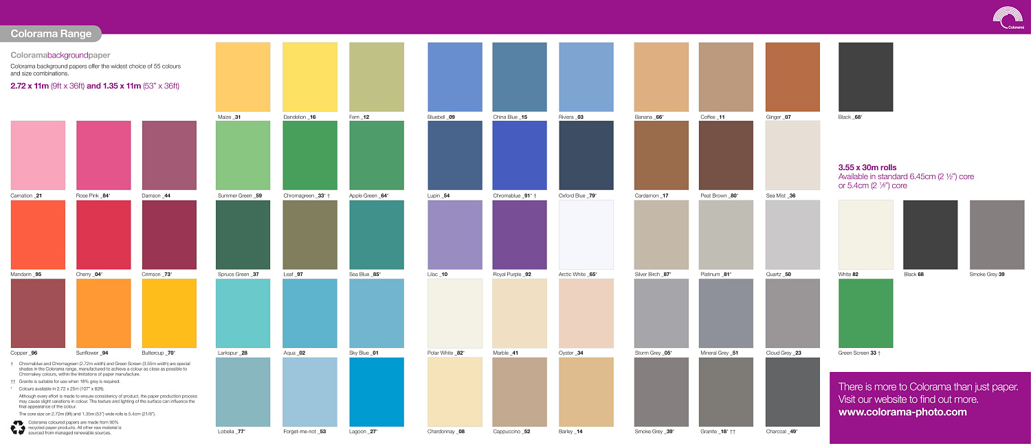 Фон бумажный Colorama Lilac (сиреневый) 2,72x11 м