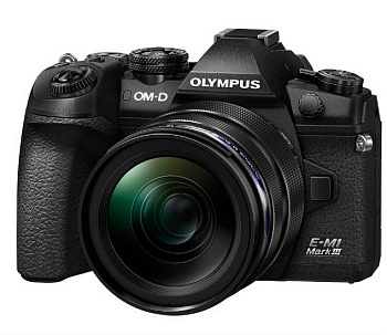 Цифровой фотоаппарат Olympus OM-D E-M1 Mark III Kit (M.ZUIKO DIGITAL ED 12-40mm f/2.8) Black