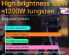 Профессиональный источник постоянного света JINBEI EF-120 LED Light (5500К, 28200 Lux (1м) с рефлектором, Ra>96, TLCI>97) Рефлектор в комплекте