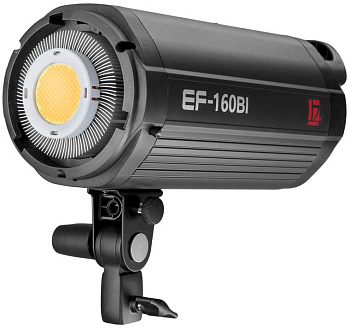 Профессиональный источник постоянного света JINBEI EF-160BI LED Sun Light (2700К ~ 6000К,  при 5500K: 53600 Lux (1м) с рефлектором, Ra> 97, TLCI> 97) Рефлектора в комплекте нет