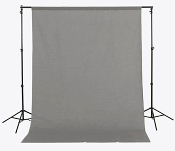 Фон тканевый Jinbei Cotton Background Cloth 2x3 м (серый)