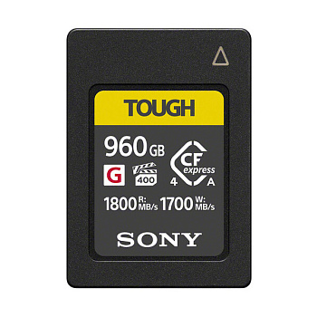 Карта памяти Sony CFexpress 4.0 Type A TOUGH CEA-G 960Gb (CEA-G960T) R1800MB/S, W1700MB/S