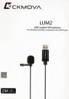 Конденсаторный микрофон CKMOVA LUM2 USB Lavalier Microphone для ПК и Mac Book with USB-A port
