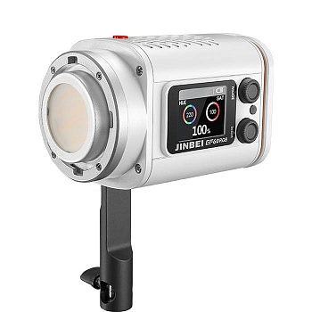 Профессиональный источник постоянного света JINBEI EF-60 RGB LED Light (2000-10000К, при 5500К: 30000 Lux (0.5м) с рефлектором, Ra>95, TLCI>97) Grey Рефлектор в комплекте Standart
