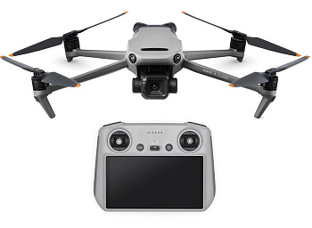 Дрон DJI Mavic 3 Classic с пультом дистанционного управления DJI RC со встроенным дисплеем высокого разрешения размером 5.5 дюймов