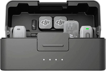 Комплект беспроводных микрофонов петличек DJI Mic Mini 2 (2 TX + 1 Mobile RX + Charging Case)