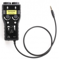 Двухканальный аудиомикшер Saramonic SmartRig+ для подключения XLR микрофона к DSLR, iPhone, iPad, iPod и Android смартфонам