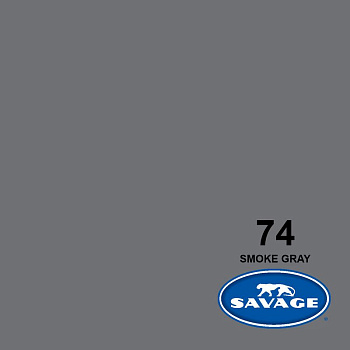 Фон бумажный Savage Smoke Gray (дымчато серый) 2,72x11 м
