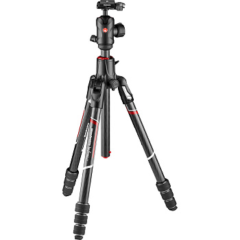 Карбоновый штатив Manfrotto Befree GT XPRO Carbon (MKBFRC4GTXP-BH) + шаровая голова 496 (предназначен для макросъемки и путешествий)