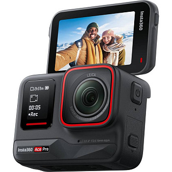 Insta360 Ace Pro - Широкоугольная экшн-камера с откидным экраном и видео 8K