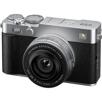 Цифровой фотоаппарат Fujifilm X-E5 Kit (XF 23mm f/2.8 R WR) Silver