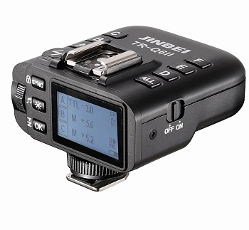 Универсальный радиопередатчик для студийных вспышек Jinbei TR-Q6II Universal HotShoe Transmitter TTL / HSS (подходит для камер Canon, Nikon, Panasonic, Olympus и Fujifilm), а также Sony с отдельно приобретаемым адаптером