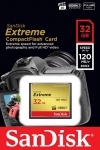 Карта памяти SanDisk Extreme CompactFlash Memory Card 32GB (SDCFXSB-032G-G46) R120/W85