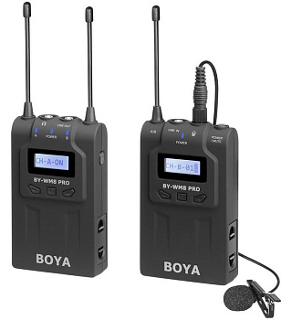 Комплект беспроводного микрофона петлички Boya BY-WM8 PRO-K1 (1 приемник + 1 передатчик)