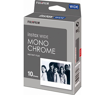Пленка Fujifilm instax mini Monochrome Film (10 штук в упаковке) подходит для фотокамер и принтеров instax mini