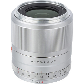 Объектив Viltrox AF 33mm f/1.4 XF V1 (для камер Fujifilm X) Silver