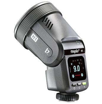 Вспышка универсальная JINBEI H1 TTL HSS Speedlite Multibrand Hotshoe Grey/Black (для камер Canon, Nikon, Fujifilm, Olympus, Panasonic), а также Sony с отдельно приобретаемым адаптером