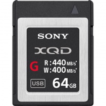 Карта памяти XQD Sony 64GB (QD-G64E) G Series Memory Card (R440/W400)
