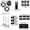 Комплект из 3-х светодиодных панелей для фото/видео Jinbei EFP-50 Bi-color Temperature LED Panel Light Kit3 (2700K-7500K, 6000Lux) 