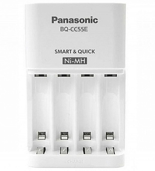 Зарядное устройство для AA, AAA Panasonic Smart & Quick Charger (BQ-CC55E)
