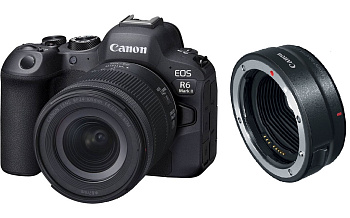 Цифровой фотоаппарат Canon EOS R6 Mark II Kit (RF 24-105mm f/4-7.1 IS STM + Mount Adapter EF-EOS R)