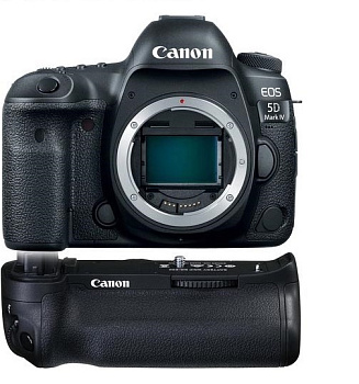 Цифровой фотоаппарат Canon EOS 5D Mark IV Body + Батарейный блок BG-E20 Rus (гарантия 2 года)
