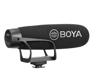 Конденсаторный видеомикрофон BOYA BY-BM2021 (подходит для смартфонов, цифровых зеркальных фотокамер, видеокамер, ПК и т.д.)